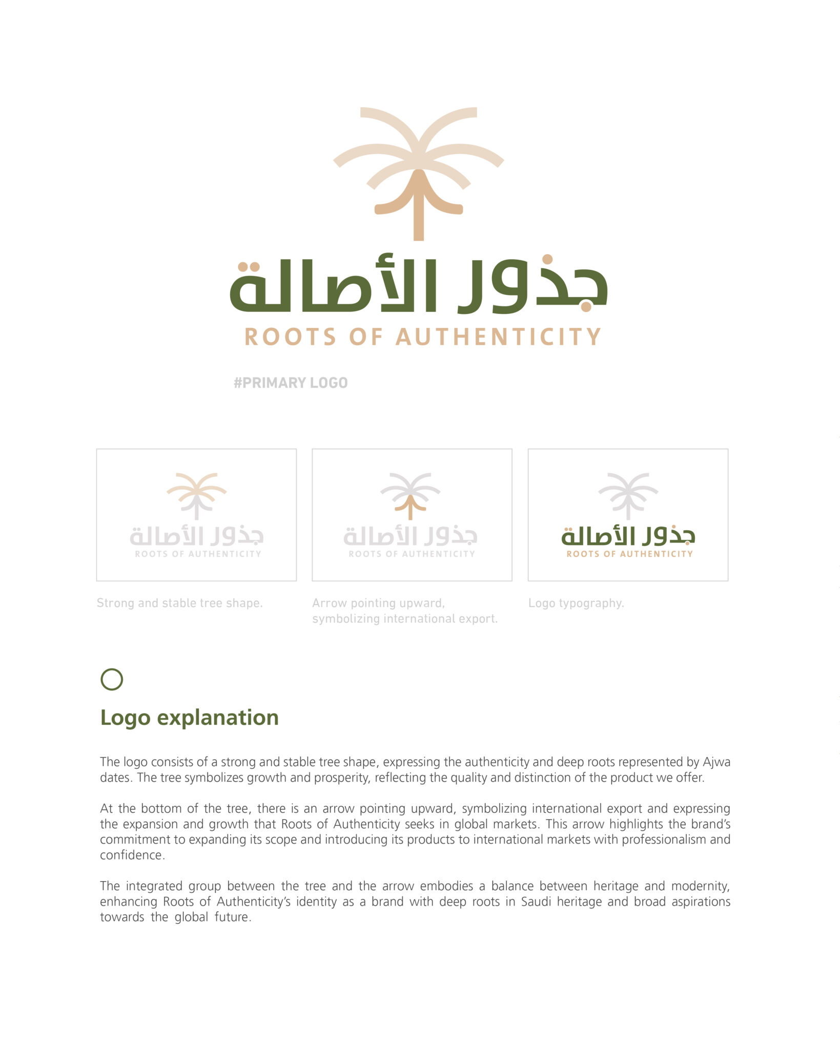 جذور الأصالة - تمور العجوة - هوية بصرية - Brand Identity - Website Design