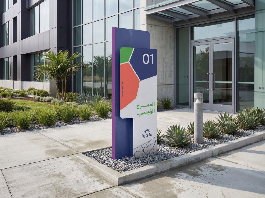 KORA wayfinding totem