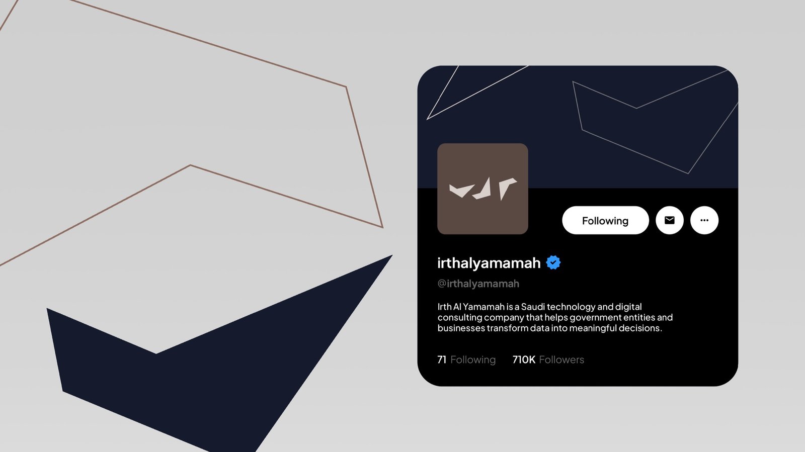 Irth Al Yamamah social media profile